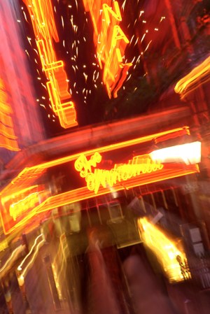 Theater signs, Shaftsbury Avenue, Theatre District, London